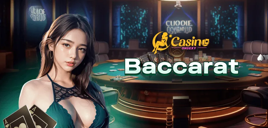 Bàn Baccarat trực tuyến với người chia bài